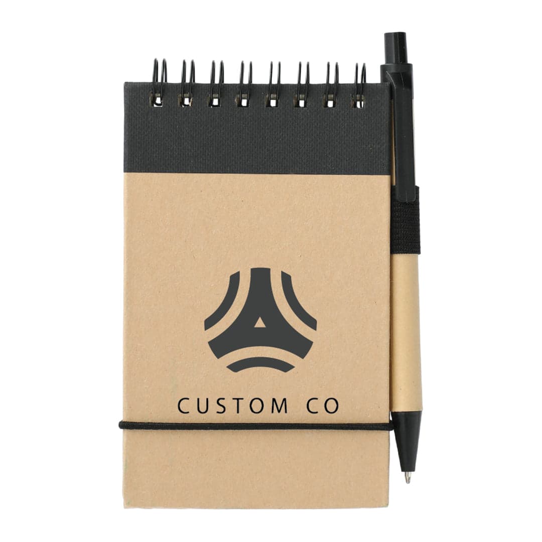 Recycled Twist-Top Jotter With Ink Pen 5 x 4 Inch product image 2