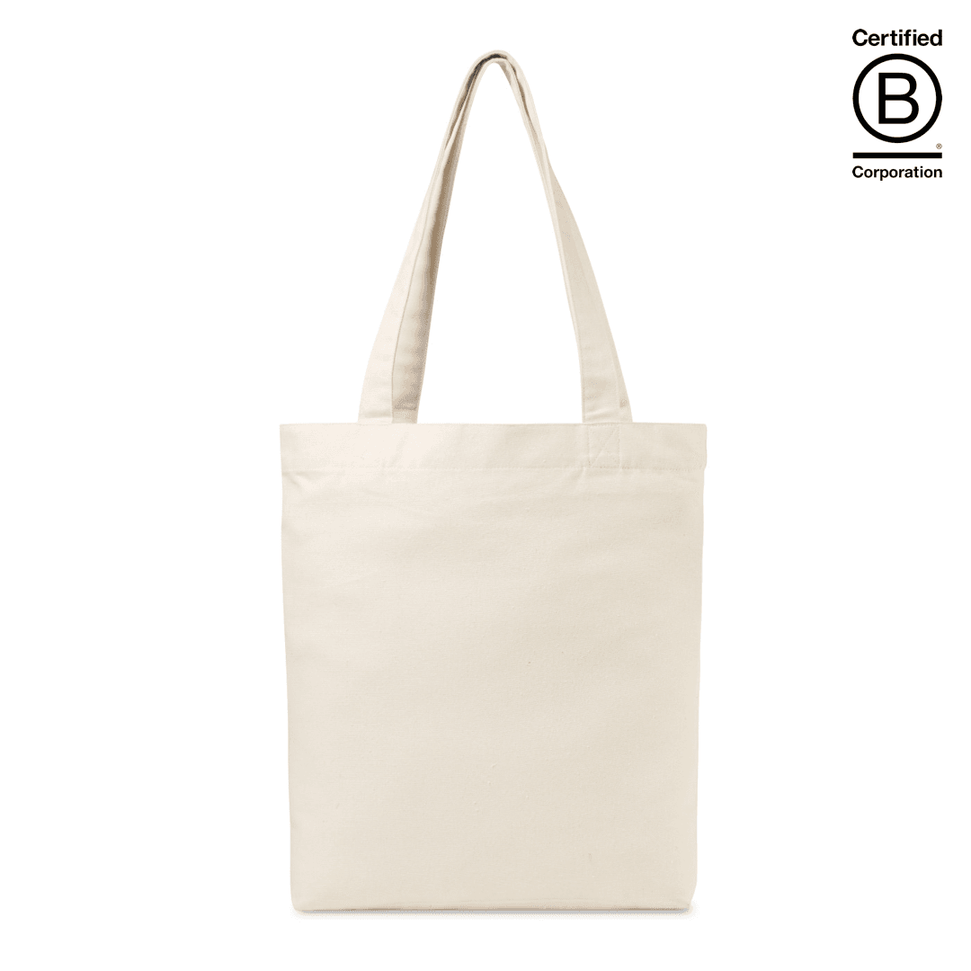Recycled 9 oz Cotton Expandable Tote Bag product image 3