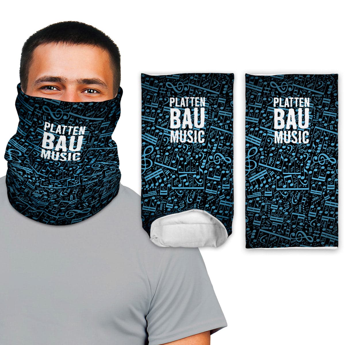 Sublimated 2-Layer Tube Face Covering - Main product view 1