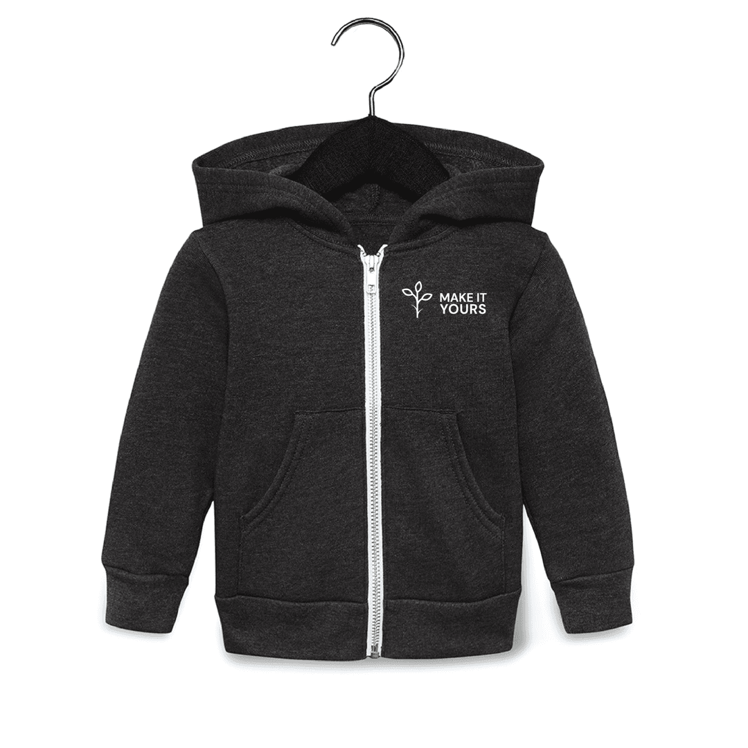 Bella + Canvas Toddler Classic Full-Zip Hoodie-Toddler product image 1