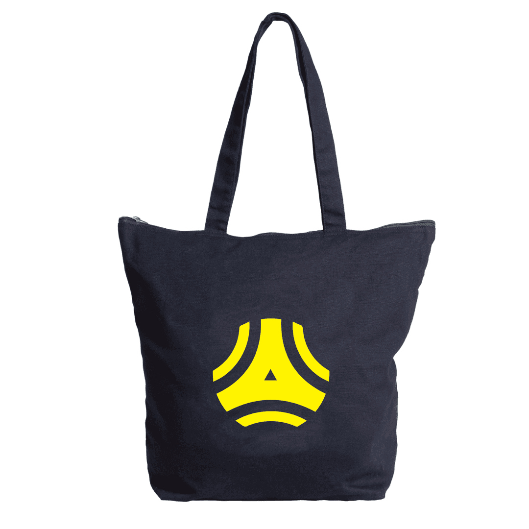 Black Simcoe Zippered 11 oz Cotton Tote Bag product image 2