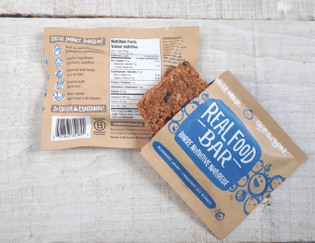 Blueberry Grunt Food Bar 53g product image 2