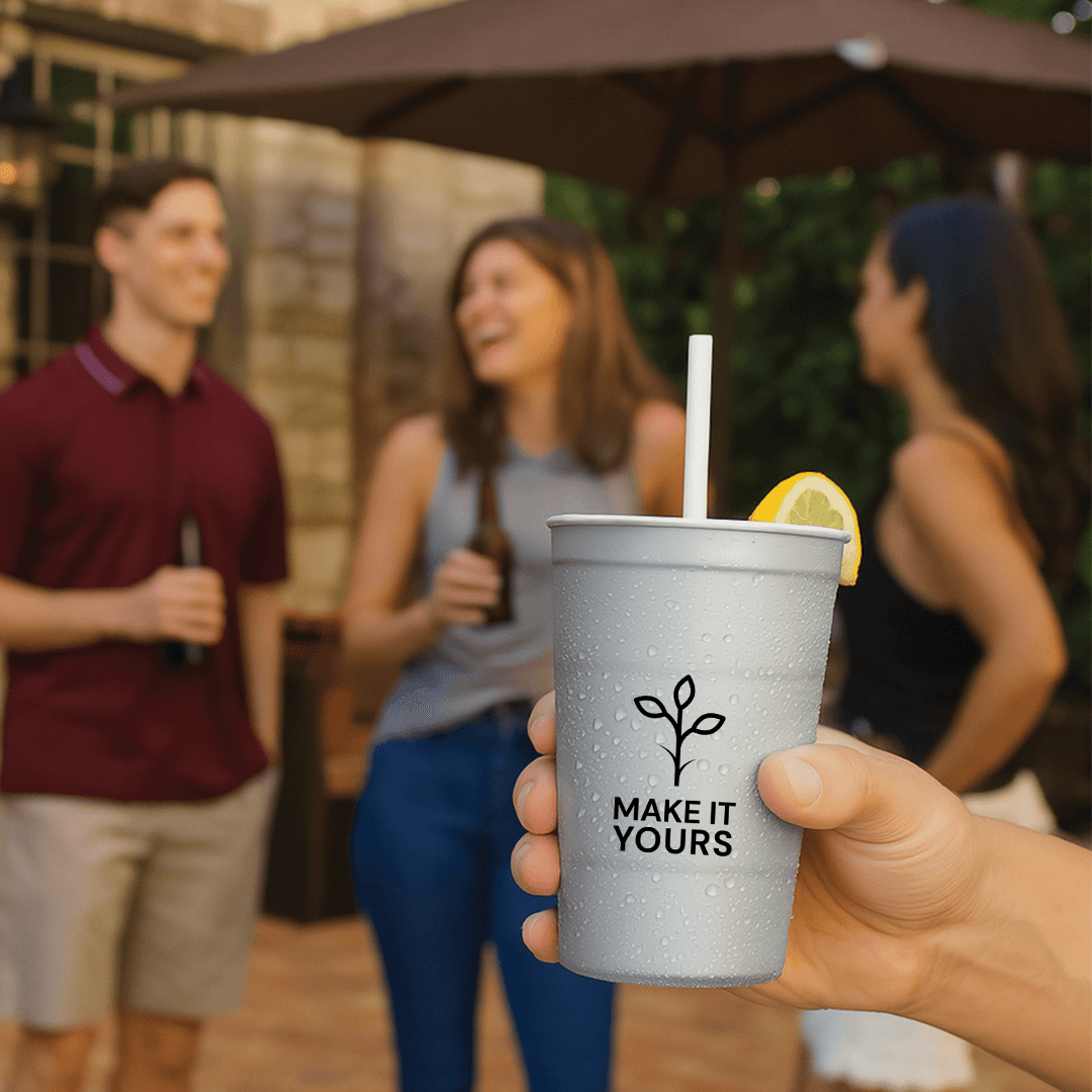 Earth-Friendly Steel Frost-Cups™ 16oz - Main product view 1