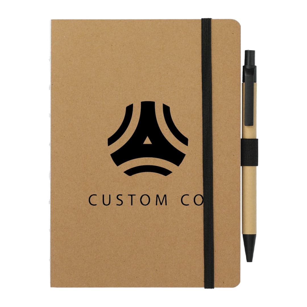 EcoBlend Sustainable Notebook and Pen Set - Main product view 1