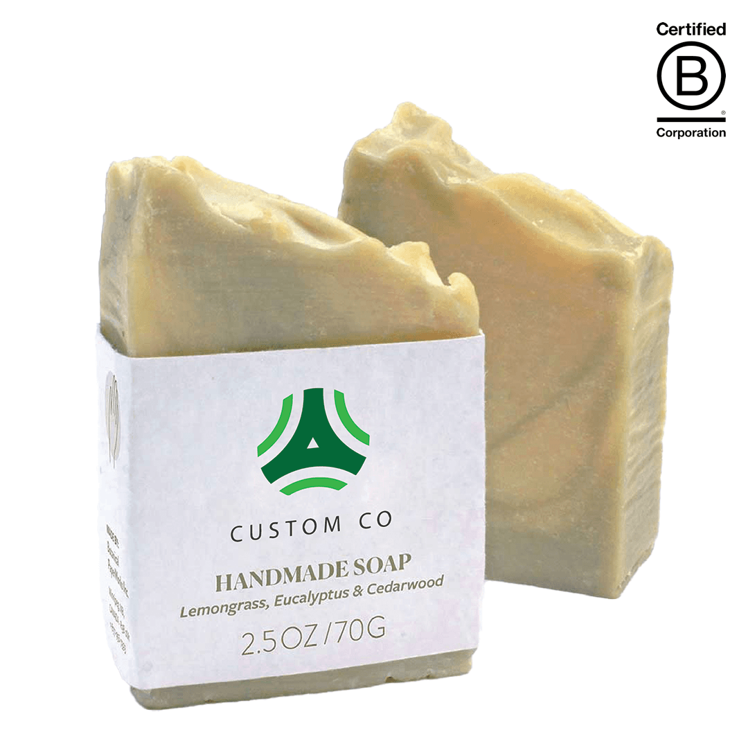 Artisan Handmade Lemongrass Eucalyptus Cedarwood Soap product image 1
