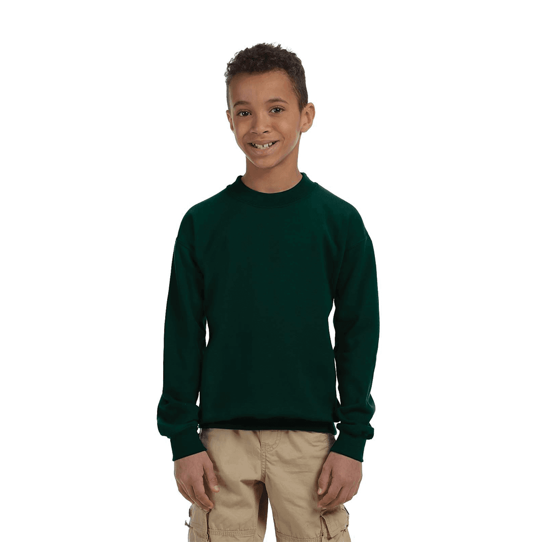 Youth Heavy Fleece Crew-Youth - Main product view 1