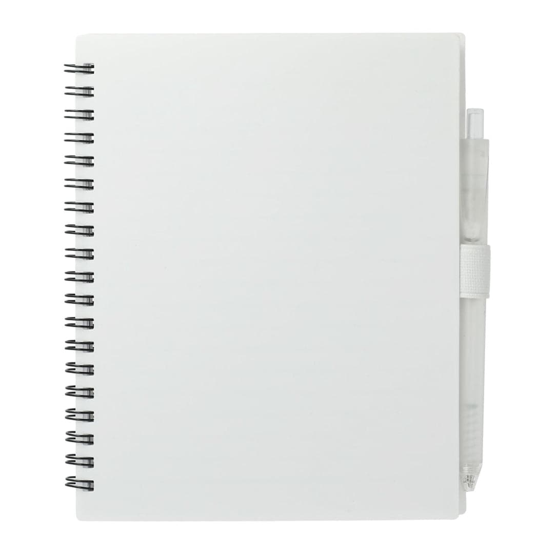 FSC Recycled Spiral Notebook & RPET Barrel Pen 5.5 x 7 Inch product image 2