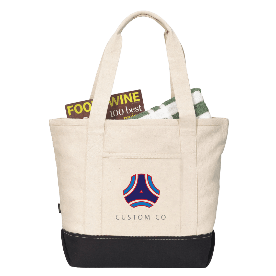 Palermo Cotton Zippered Tote 14 oz product image 4