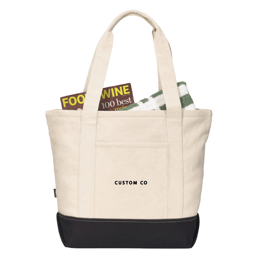 Palermo Cotton Zippered Tote 14 oz product image 5