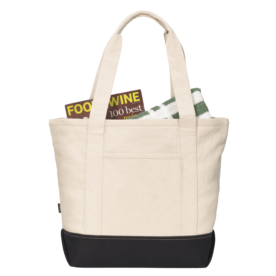 Palermo Cotton Zippered Tote 14 oz product image 6