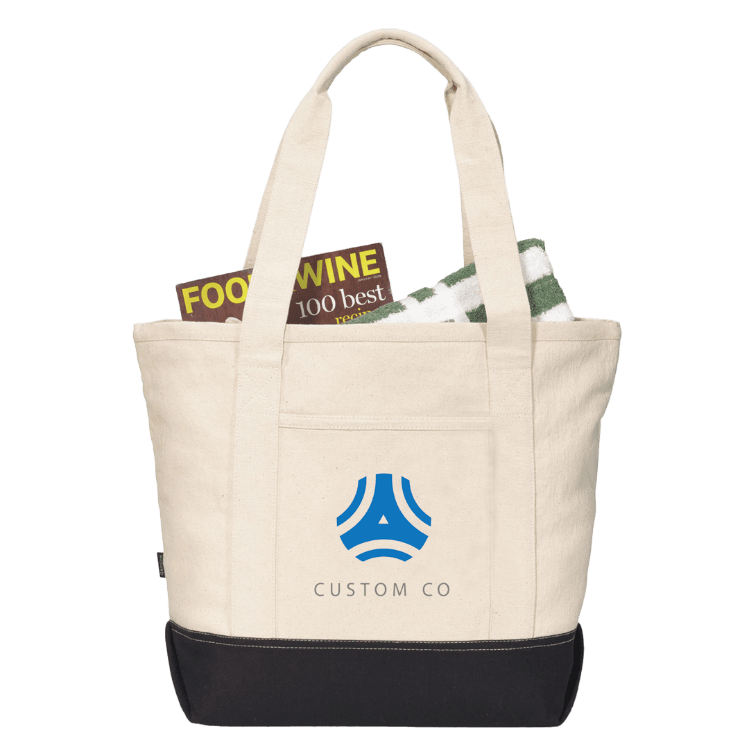 Palermo Cotton Zippered Tote 14 oz product image 2